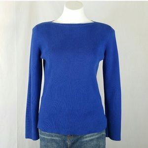 Ralph Lauren Boat Neck Ribbed Sweater